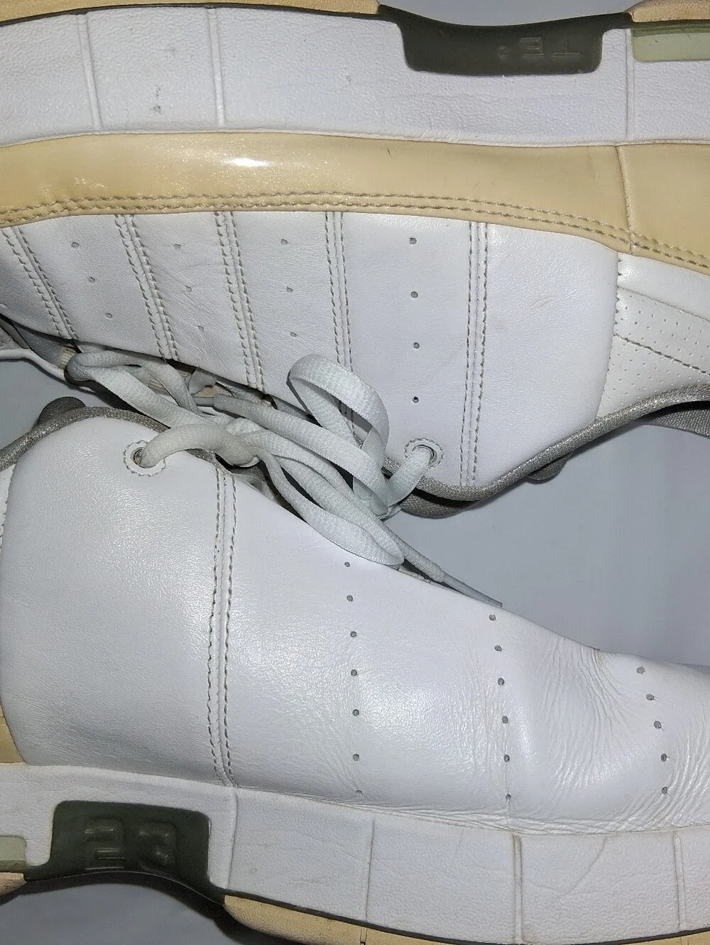 Jordan Men’s Low-Top Sneakers in White and Tan